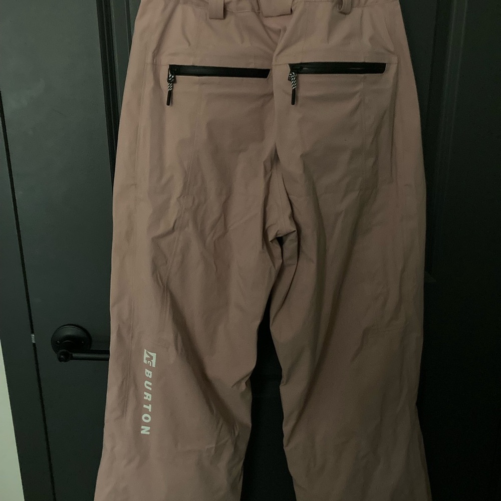 Burton AG Powder Pink Snow Pants with Zippered Pockets